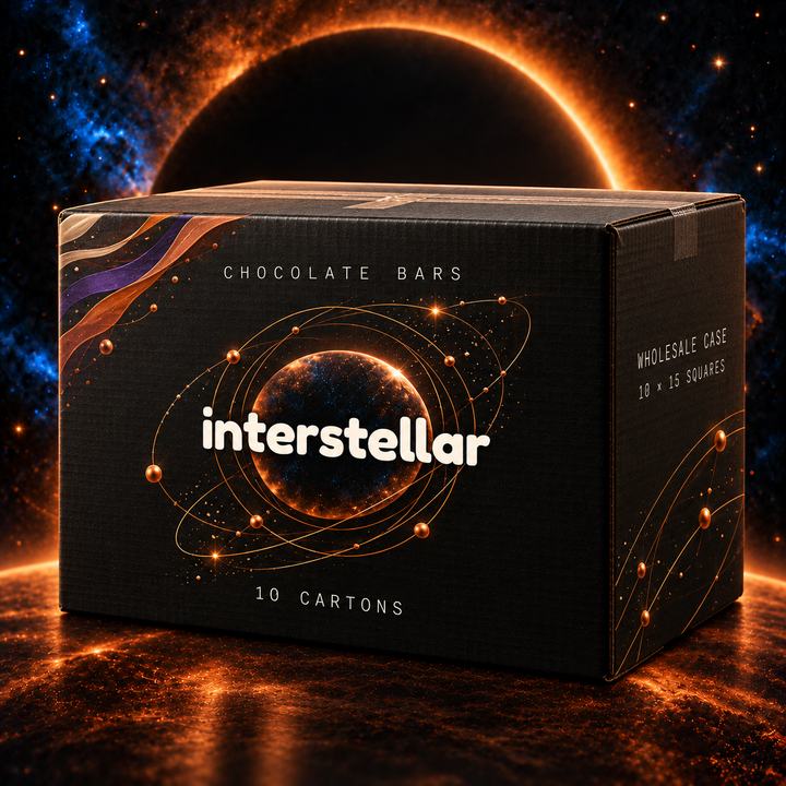 Wholesale case of 10 cartons of chocolate bars