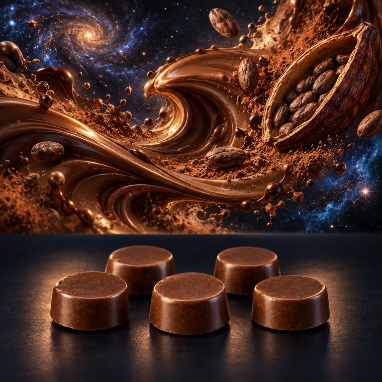Interstellar chocolate dots