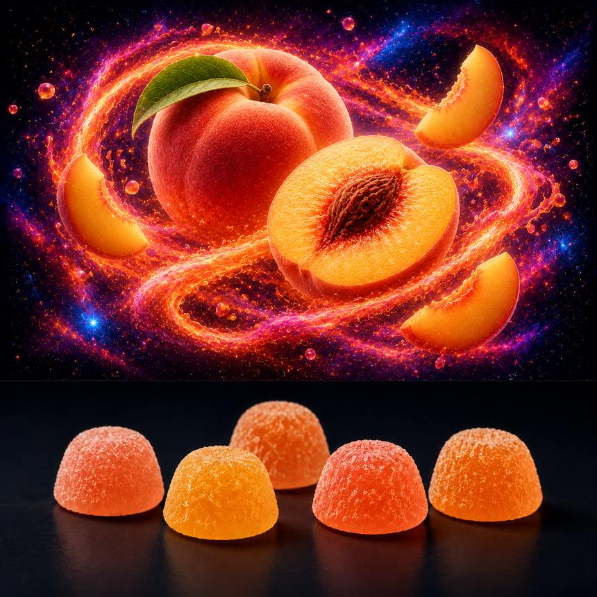 Peach Supernova — peaches and the gummies